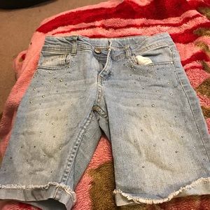Bermuda style girls shorts